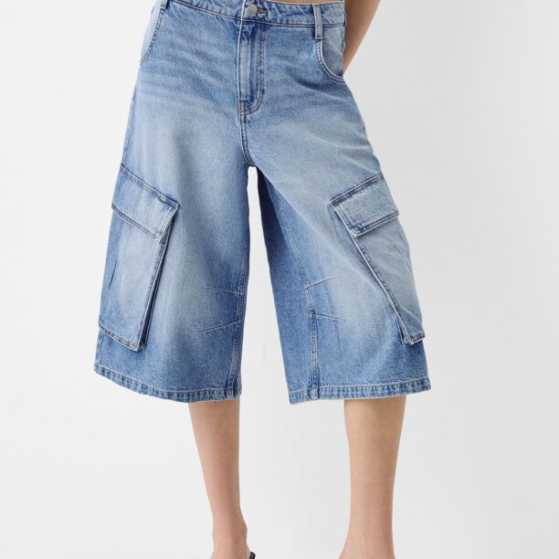 Bershka Pantaloni eleganți  albastru denim