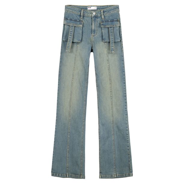 Bershka Pantaloni eleganți  albastru denim