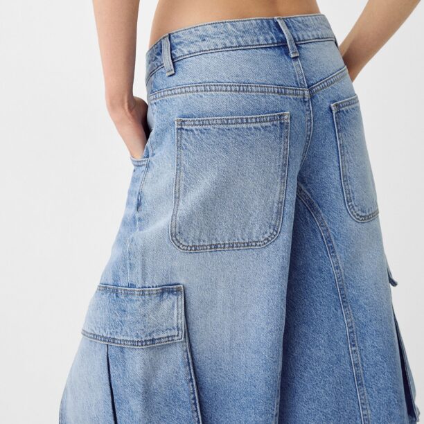 Original Bershka Pantaloni eleganți  albastru denim