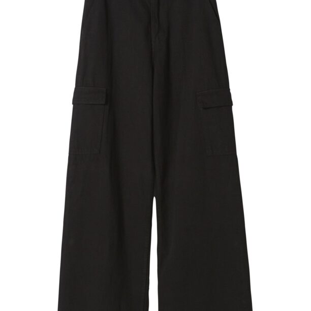 Bershka Pantaloni eleganți  negru denim