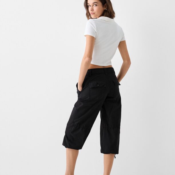 Bershka Pantaloni  negru preţ