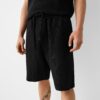 Bershka Pantaloni  negru