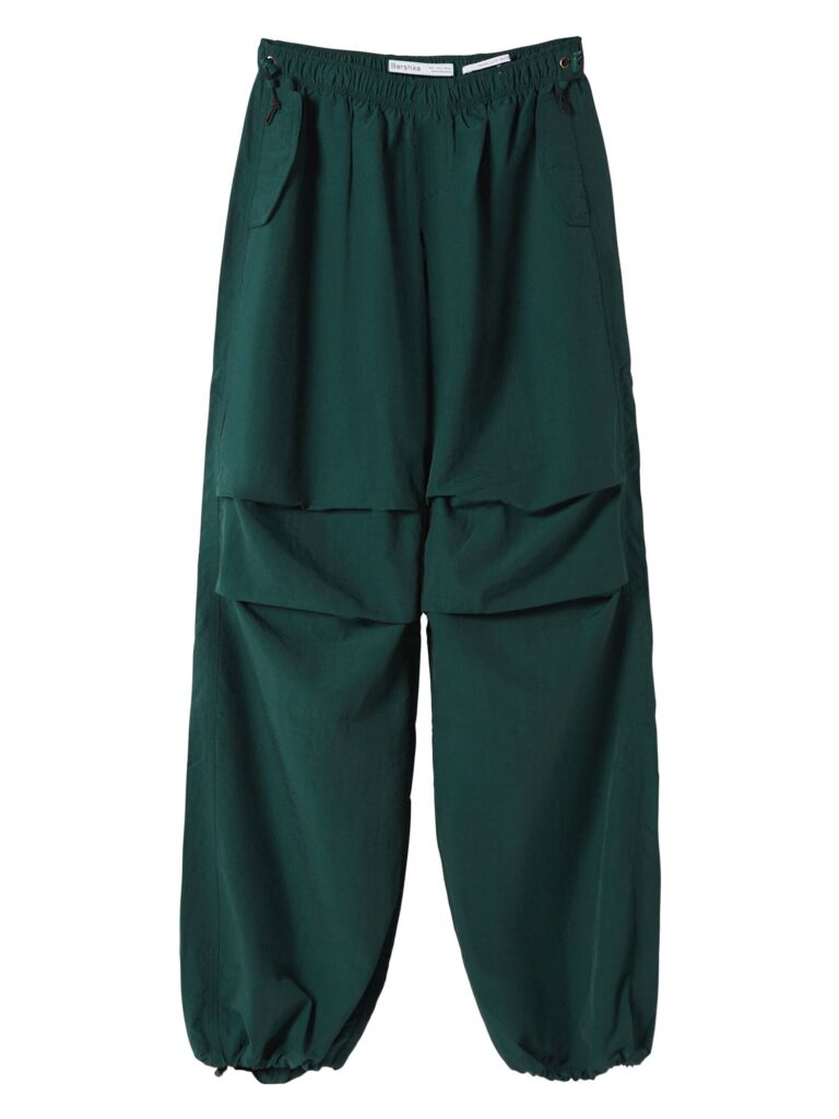 Bershka Pantaloni  verde pin