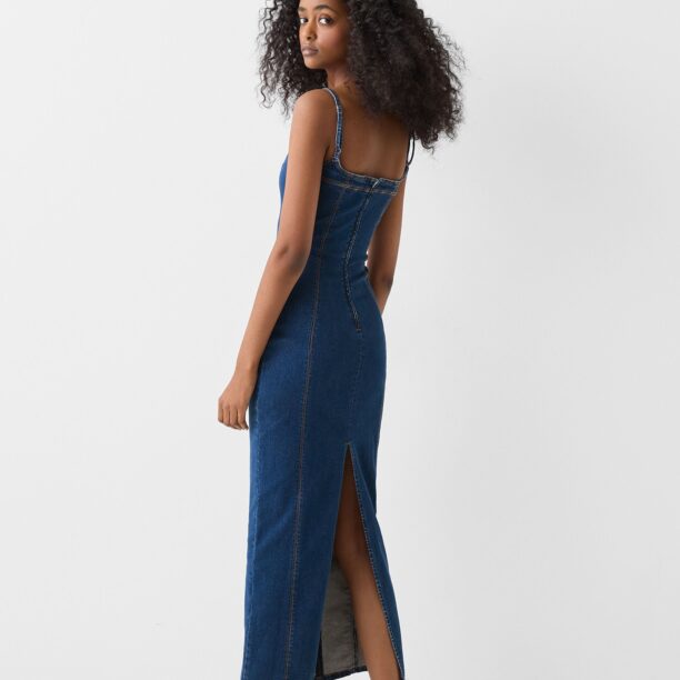 Bershka Rochie  albastru denim preţ