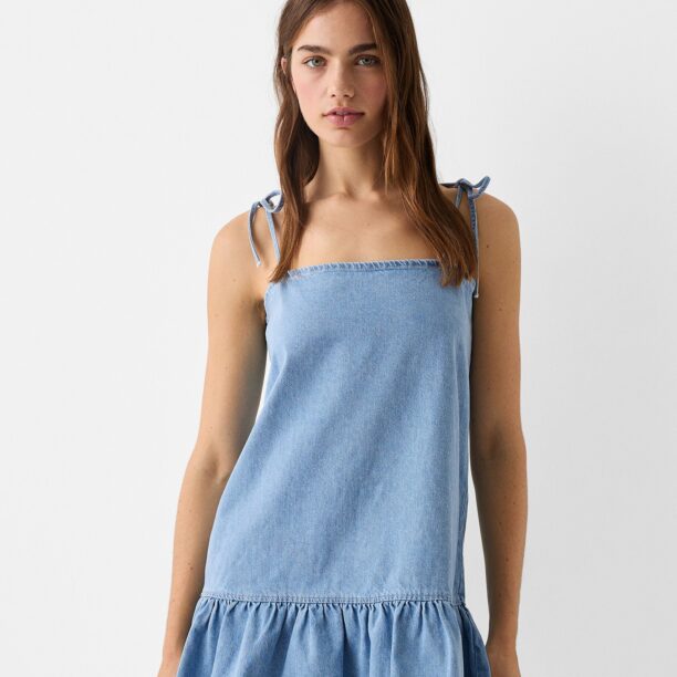 Bershka Rochie  albastru denim