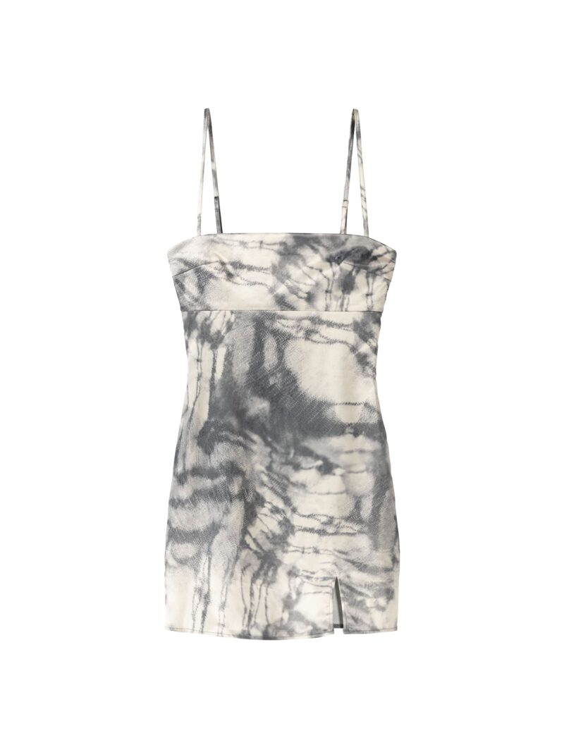 Bershka Rochie  maro cappuccino / gri