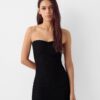 Bershka Rochie  negru