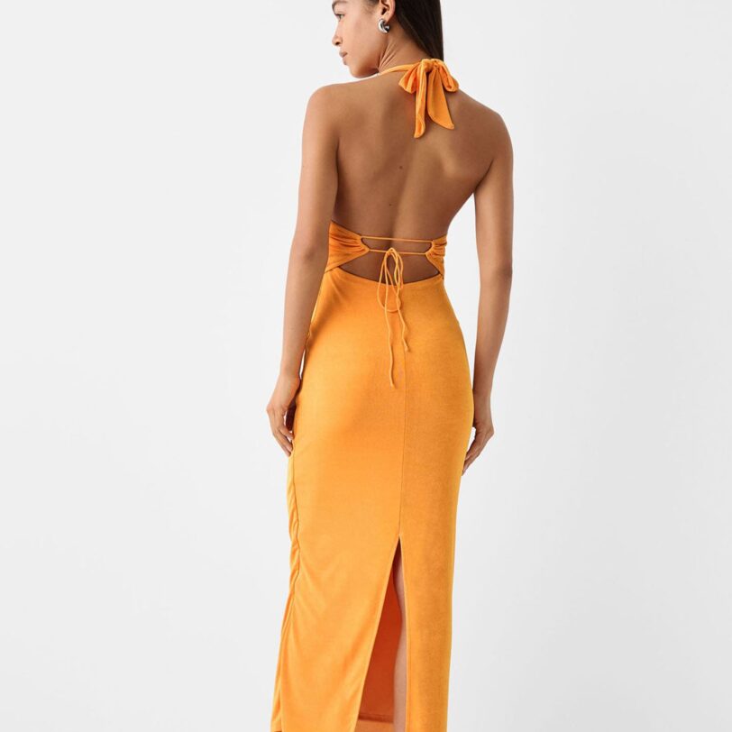 Bershka Rochie  portocaliu deschis preţ