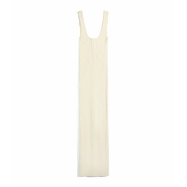 Bershka Rochie tricotat  crem