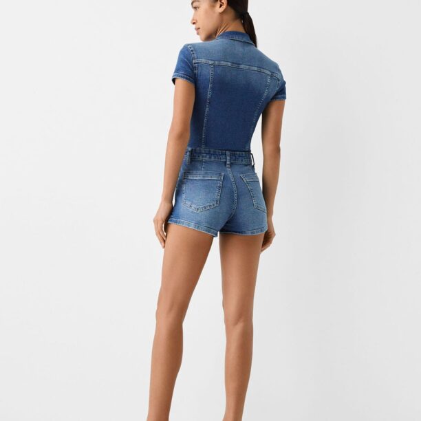 Bershka Salopeta  albastru denim preţ