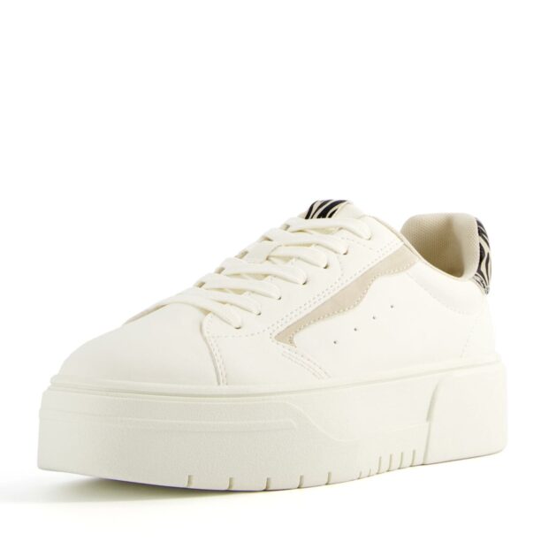 Bershka Sneaker low  bej / alb