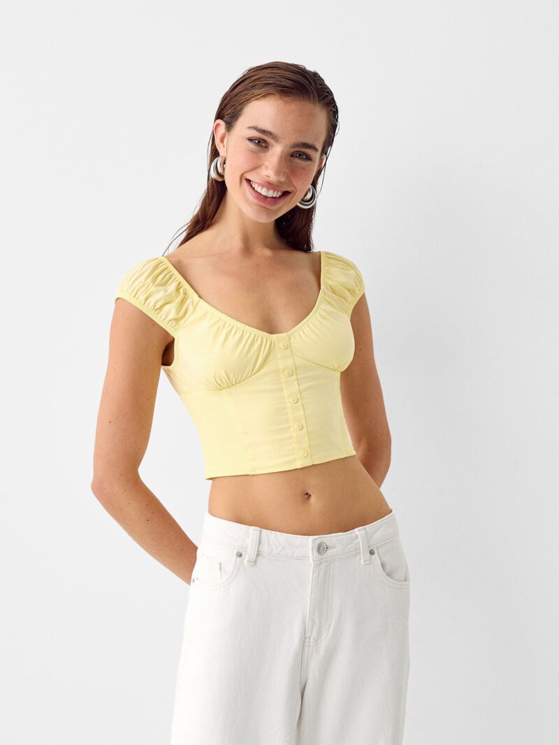 Bershka Top  galben