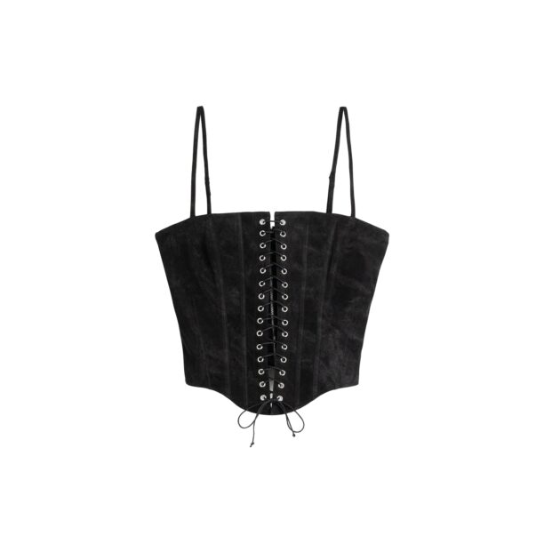 Bershka Top  negru