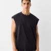 Bershka Tricou  negru