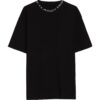 Bershka Tricou  negru / alb