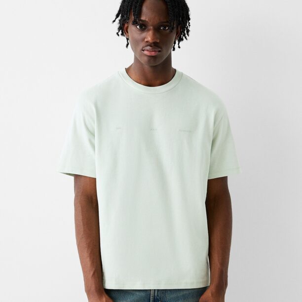 Bershka Tricou  verde pastel