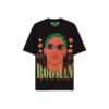 Bershka Tricou  verde / verde măr / roșu ruginiu / negru