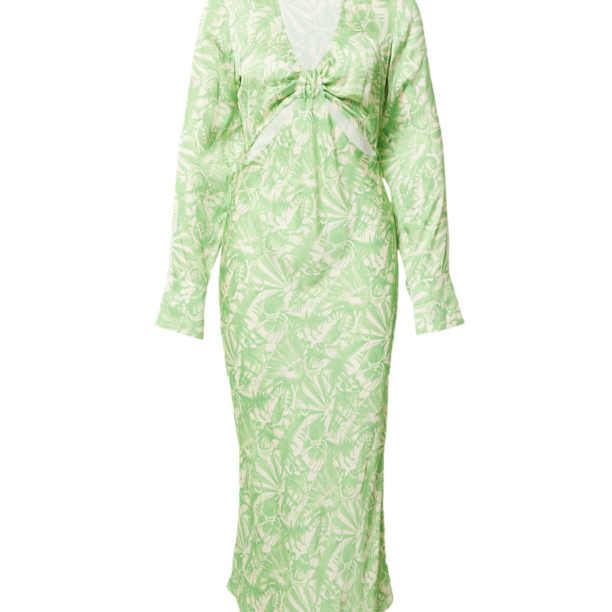 Birgitte Herskind Rochie 'Robin'  bej / verde deschis