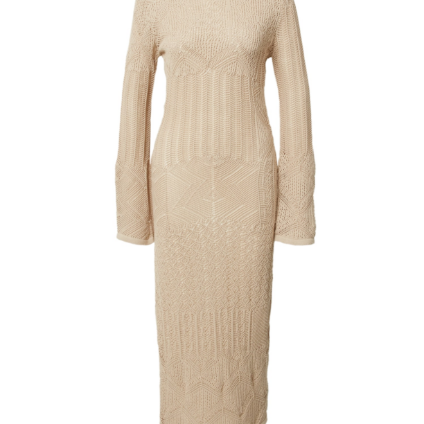 Birgitte Herskind Rochie tricotat 'Kennedy'  maro deschis