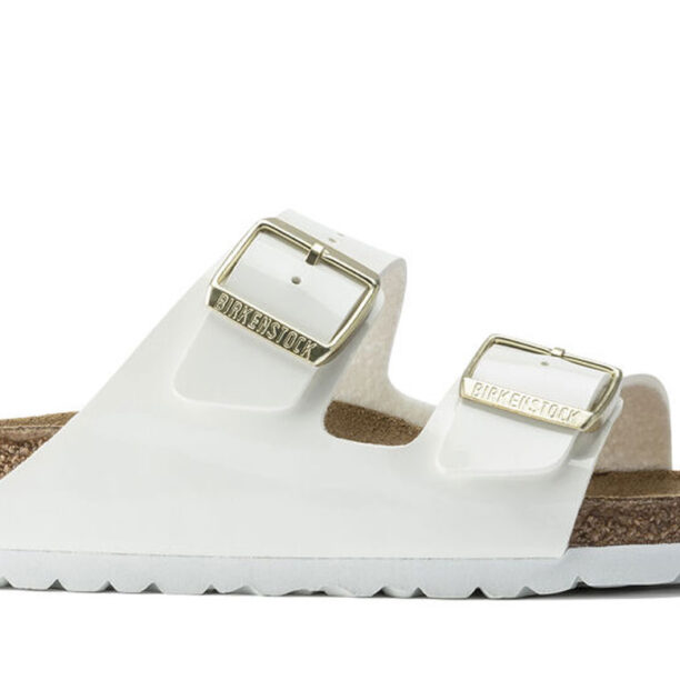 Birkenstock Arizona BF Patent White Narrow Fit preţ