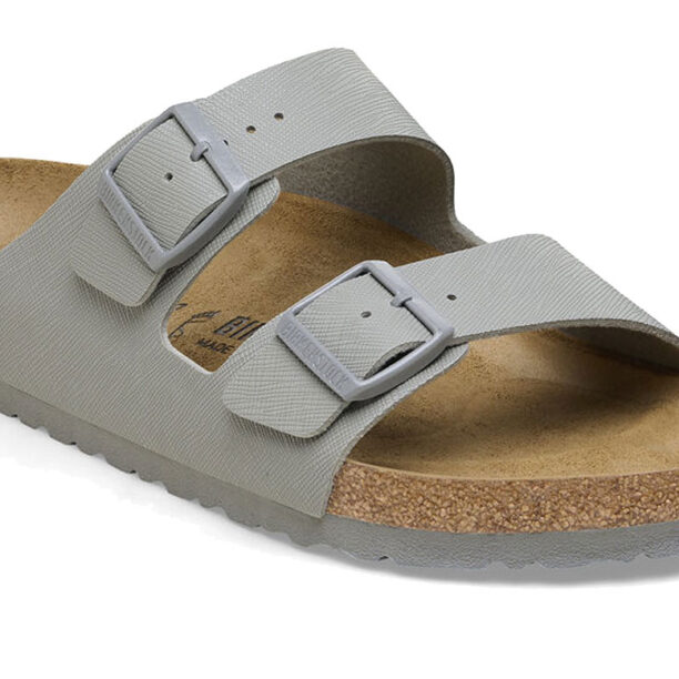 Birkenstock Arizona BF Saffiano Stone Coin Regular Fit