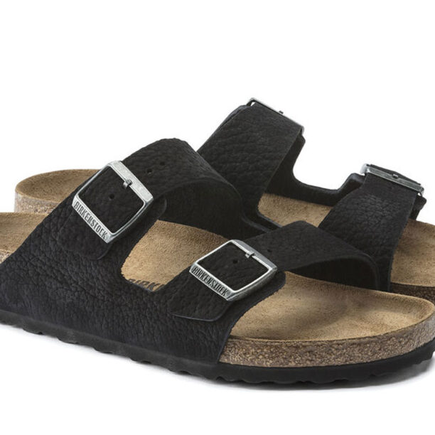 Cumpăra Birkenstock Arizona BS Desert Buck Black Narrow Fit