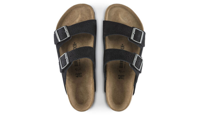 Birkenstock Arizona BS Desert Buck Black Narrow Fit - imagine 7