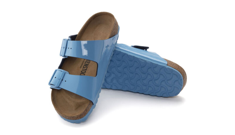 Preţ Birkenstock Arizona BS Patent Sky Blue Regular fit