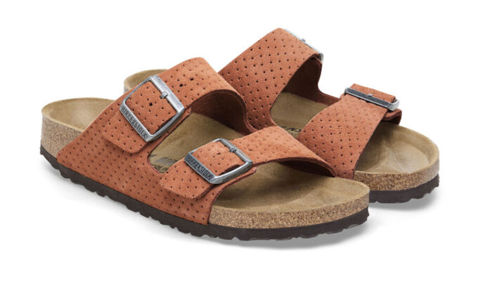 Cumpăra Birkenstock Arizona BS Suede Embossed Narrow Fit