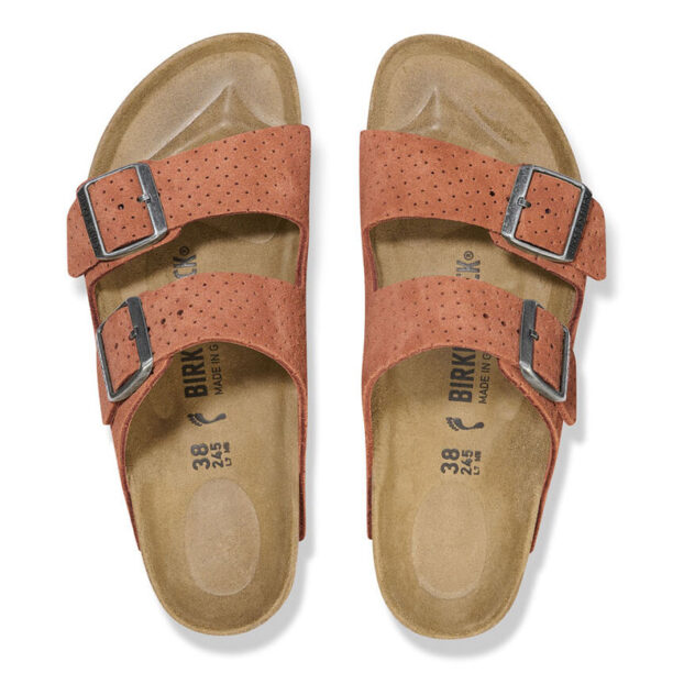 Preţ Birkenstock Arizona BS Suede Embossed Narrow Fit