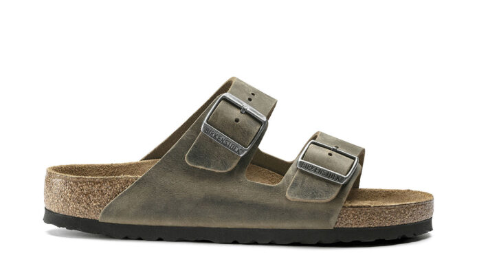 Preţ Birkenstock Arizona FL WB Faded Khaki Regular Fit