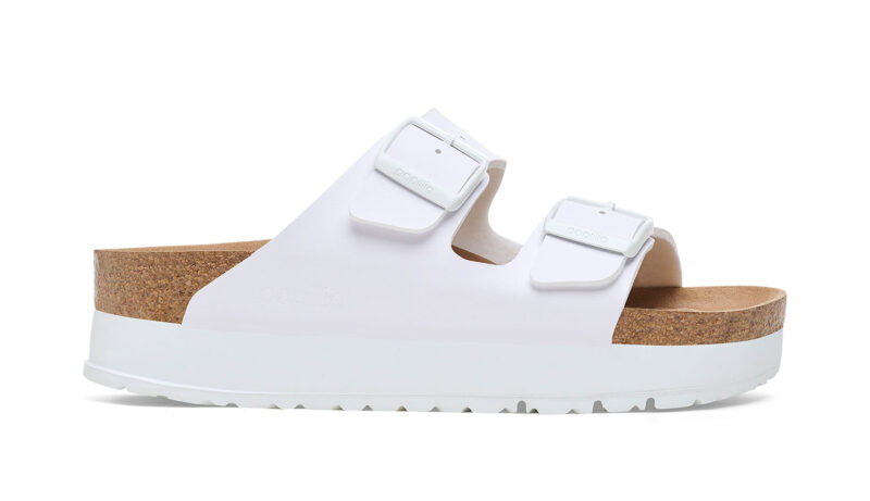 Birkenstock Arizona Flex Platform Birko-Flor Narrow Fit preţ