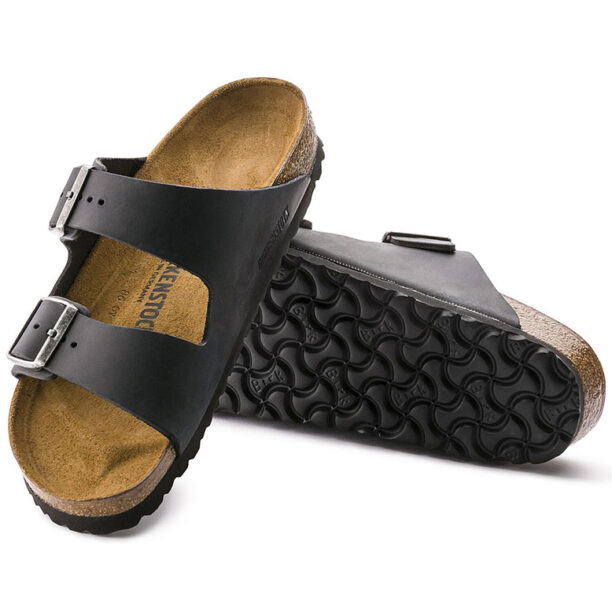 Cumpăra Birkenstock Arizona NU Oiled Black Regular Fit