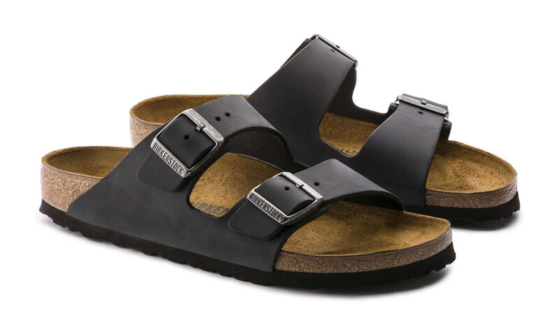 Original Birkenstock Arizona NU Oiled Black Regular Fit