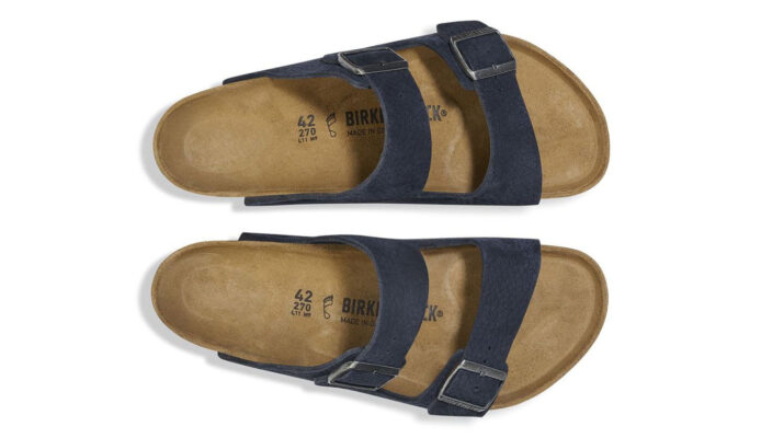 Original Birkenstock Arizona Nubuck Leather Narrow Fit