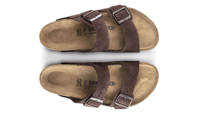 Original Birkenstock Arizona Nubuck Leather Narrow Fit