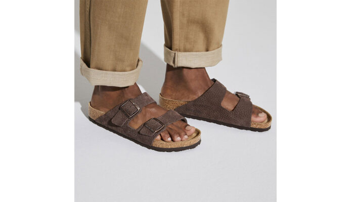 Birkenstock Arizona Nubuck Leather Narrow Fit - imagine 6