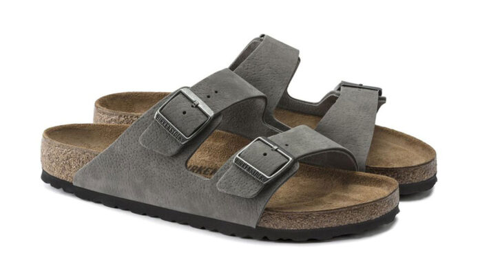 Original Birkenstock Arizona Nubuck Leather Regular Fit