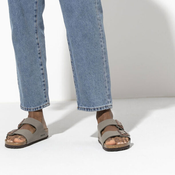 Cumpăra Birkenstock Arizona Nubuck Stone Narrow Fit