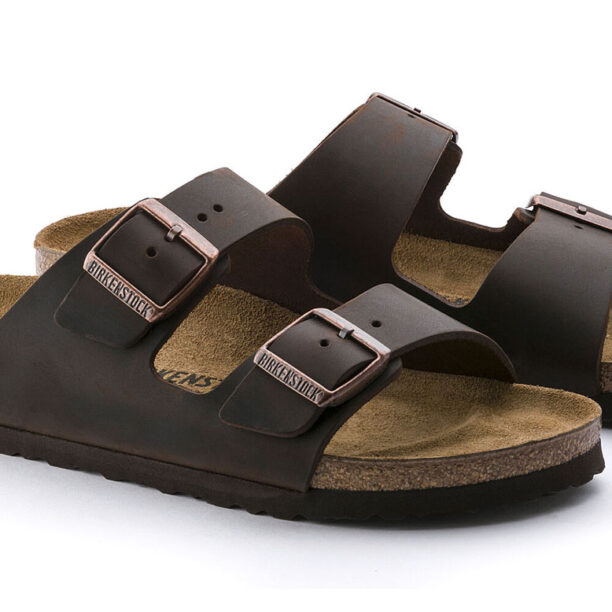 Cumpăra Birkenstock Arizona Oiled Leather Habana Regular Fit