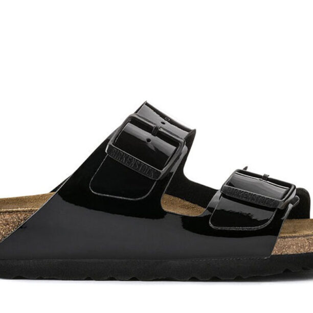 Birkenstock Arizona Patent Black Narrow Fit preţ