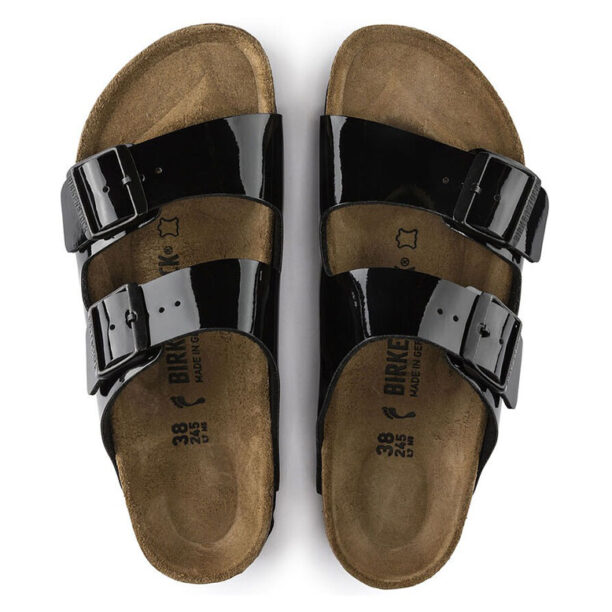 Preţ Birkenstock Arizona Patent Black Narrow Fit