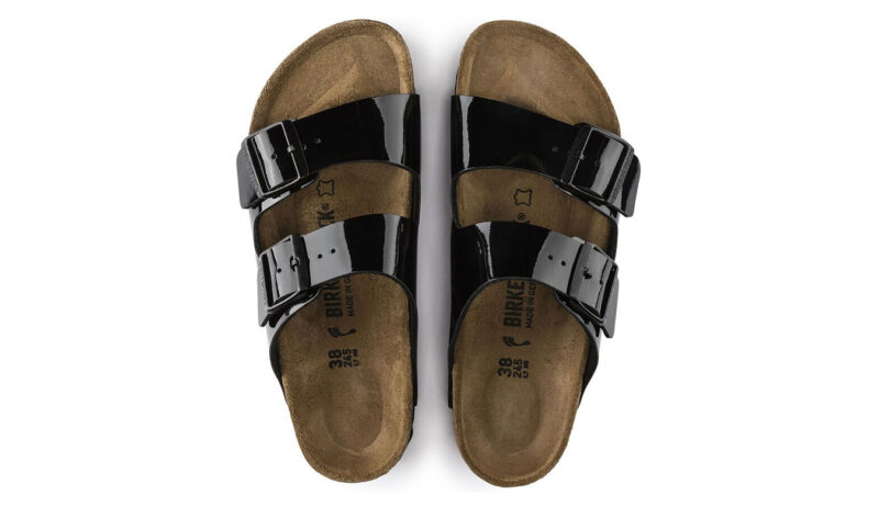 Preţ Birkenstock Arizona Patent Black Narrow Fit