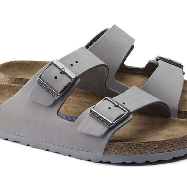 Preţ Birkenstock Arizona SFB Nubuck Leather Narrow Fit