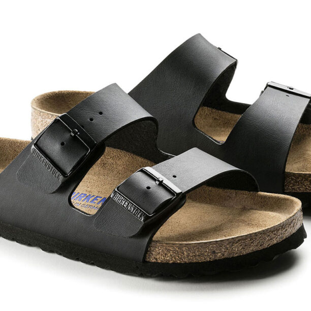 Original Birkenstock Arizona Soft Footbed Black Regular Fit