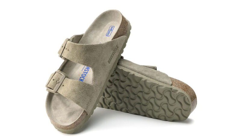 Cumpăra Birkenstock Arizona Soft Footbed Suede Leather Narrow Fit