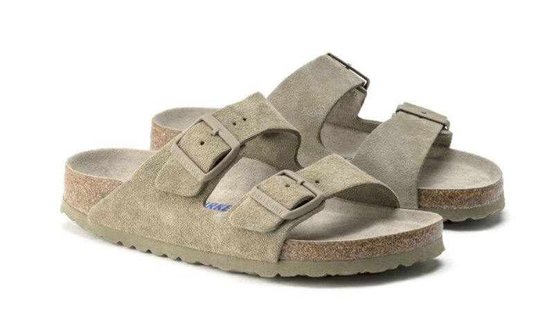 Preţ Birkenstock Arizona Soft Footbed Suede Leather Narrow Fit