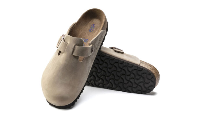 Preţ Birkenstock Boston BS Narrow Fit Tabacco Brown