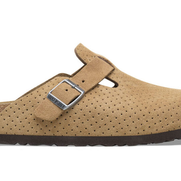 Birkenstock Boston BS Suede Embossed Regular Fit preţ