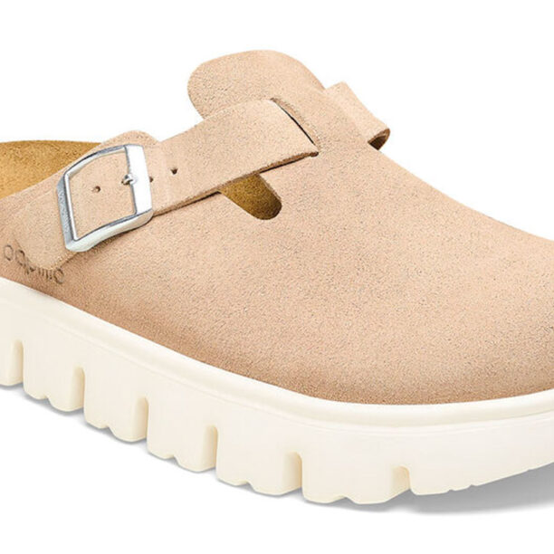 Birkenstock Boston Chunky Suede Leather Narrow Fit